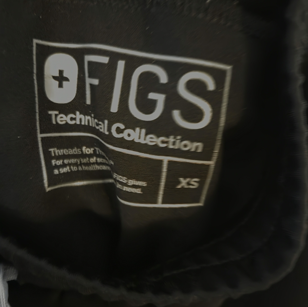 Figs Black Scrub Pants Size XS - Picture 2 of 2